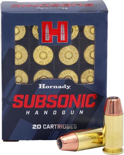 Hornady .40 S&W 180gr SUBSONIC Brass – 20rd