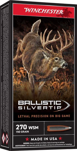 The Ultimate Firearm Destination in Louisiana - near Alexandria LA WINCHESTER SUPREME 270 WSM - 150GR SILVER TIP 20RD 10BX/CS - Image 2