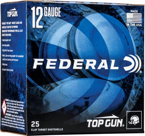 The Ultimate Firearm Destination in Louisiana - near Alexandria LA FEDERAL TOP GUN 12GA 1-1/8OZ - #7.5 1200FPS 250RD CASE LOT