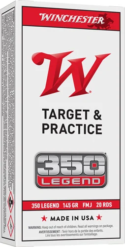 Winchester .350 Legend 145gr FMJ Brass – 20rd