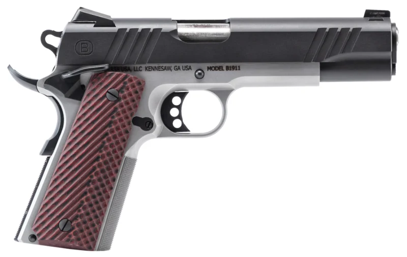BERSA B1911 45ACP 5 BLK/SS NS 8RD