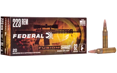 Fusion .223 Remington 62gr SP Brass – 20rd