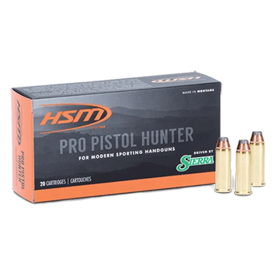 HSM .460 S&W Magnum 300gr JSP Brass – 20rd