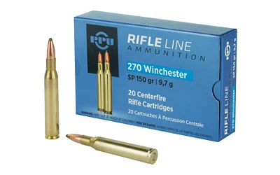 Prvi-Partizan .270 Winchester 150gr SP Brass – 20rd