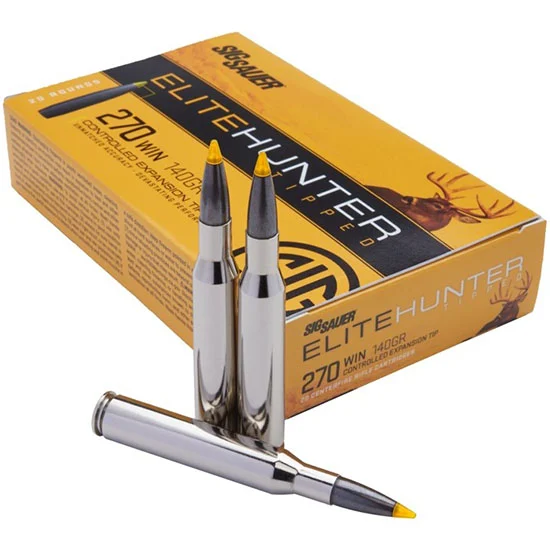 Sig-Sauer .270 Winchester 140gr Nickel-Plated Brass – 20rd