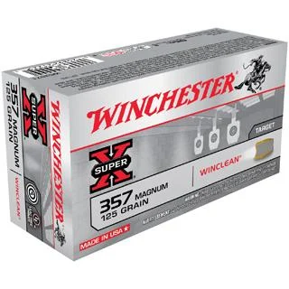 Winchester .357 Magnum 125gr Brass – 50rd