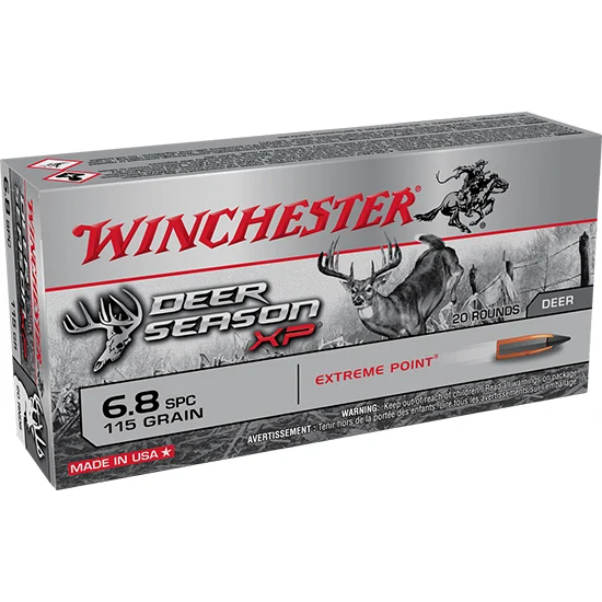 Winchester 6.8 SPC 115gr Brass – 20rd