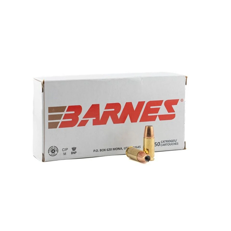 The Ultimate Firearm Destination in Louisiana - near Alexandria LA Barnes Defense JHP Sierra JHP Handgun Ammunition 9mm Luger 124gr JHP 1090 fps 50/ct