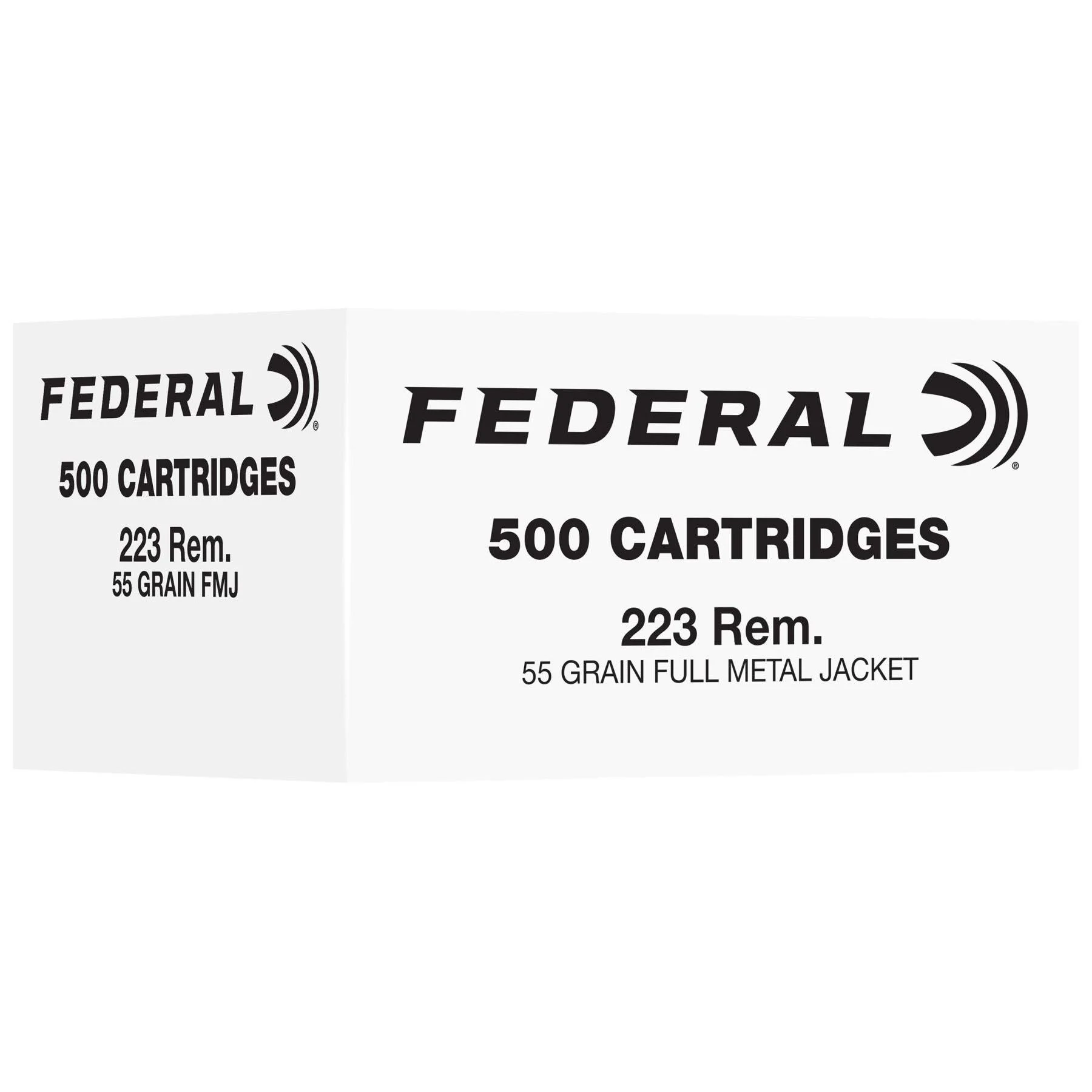 The Ultimate Firearm Destination in Louisiana - near Alexandria LA Federal Bulk Rifle Ammunition .223 Rem 55gr FMJ 3240 fps 500/ct
