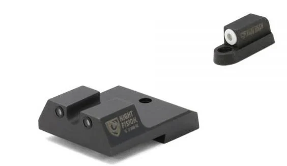 The Ultimate Firearm Destination in Louisiana - near Alexandria LA Night Fision Perfect Dot NS Set with Yellow Front + White U Rear for S&W M&P Shield