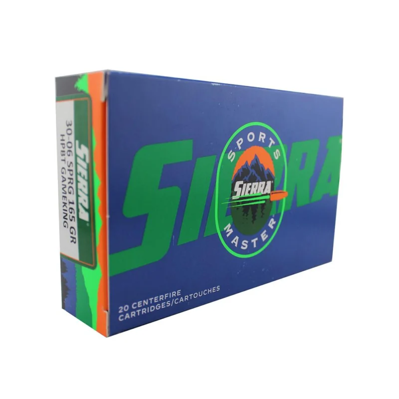 The Ultimate Firearm Destination in Louisiana - near Alexandria LA Sierra Sports Master Gameking Rifle Ammunition .30-06 Sprg 165gr HPBT 20/ct