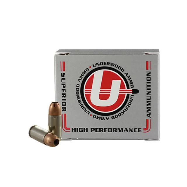 The Ultimate Firearm Destination in Louisiana - near Alexandria LA Underwood Hunting & Self Defense Handgun Ammunition 9mm Luger(+P) 124gr JHP 1225 fps 20/ct