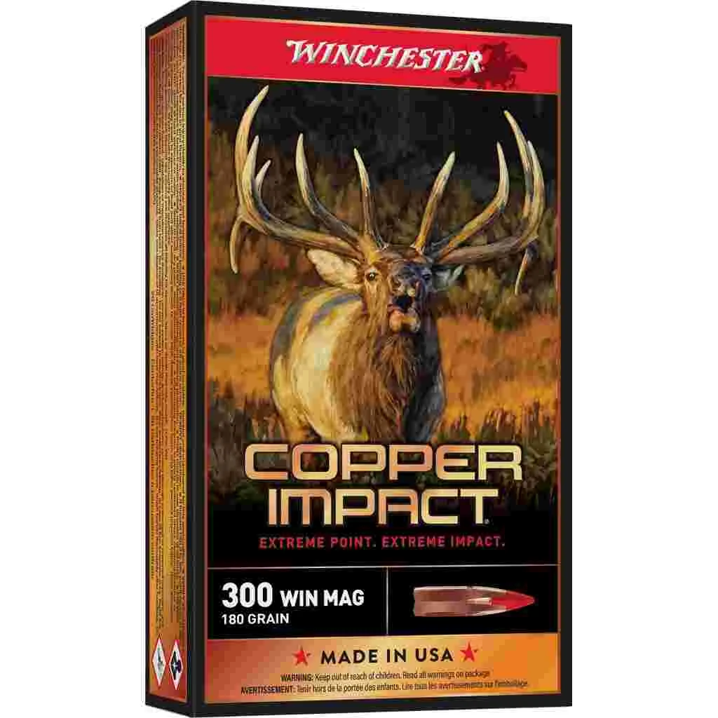 The Ultimate Firearm Destination in Louisiana - near Alexandria LA Winchester Copper Impact Rifle Ammunition 300 WSM 180 gr. BT 2900 fps 20/ct
