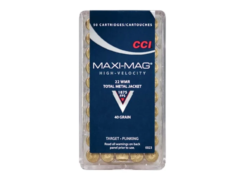The Ultimate Firearm Destination in Louisiana - near Alexandria LA CCI RIMFIRE AMO 22 WMR HS FMJ MAXI 50RD (40 BOX CASE)